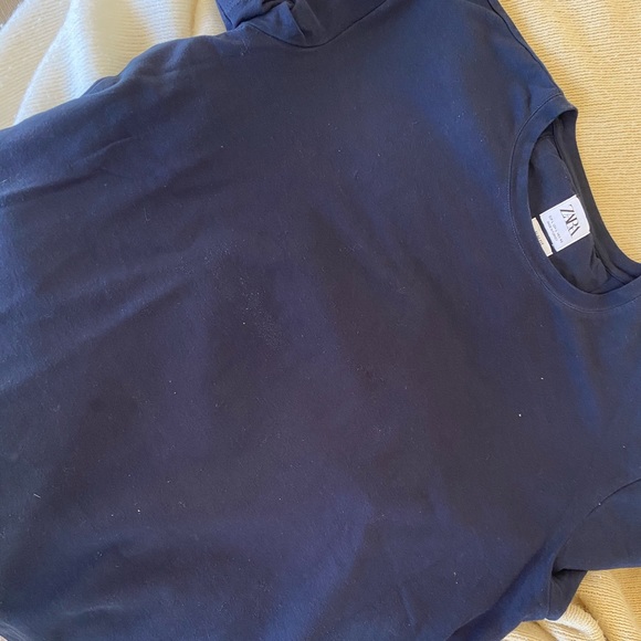 Black Slim Fit Zara Mens top - Picture 1 of 3